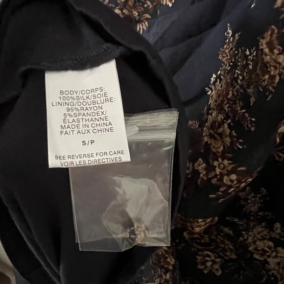 NWOT CAMI NYC The Willa Toile Print Silk High Neck Blouse - Picture 10 of 11